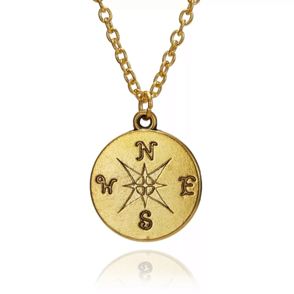 🧭 3 / $20 🧭 ❗️ Going places compass necklace